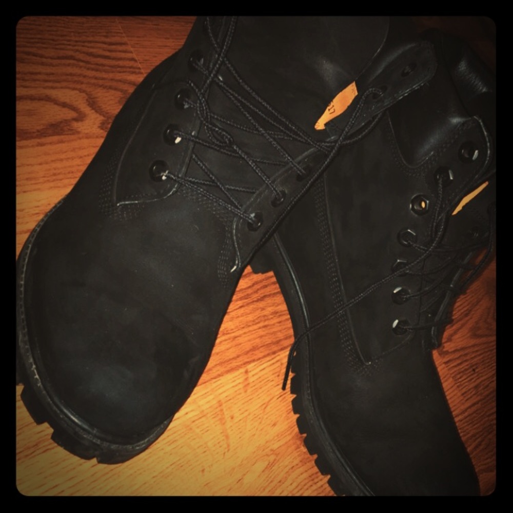 Black Timberland Boots MENS